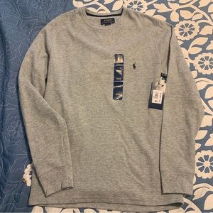 NWT grey Polo long sleeve shirt